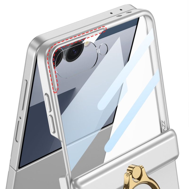 Κάλυμμα Samsung Galaxy Z Flip 7 Μαγνητική Θήκη Με Δακτύλιο Gkk