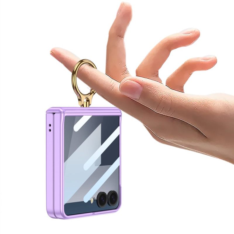 Κάλυμμα Samsung Galaxy Z Flip 7 Μαγνητική Θήκη Με Δακτύλιο Gkk