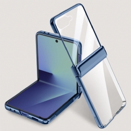 Κάλυμμα Samsung Galaxy Z Flip 7 Μεταλλικό Εφέ Σιλικόνης