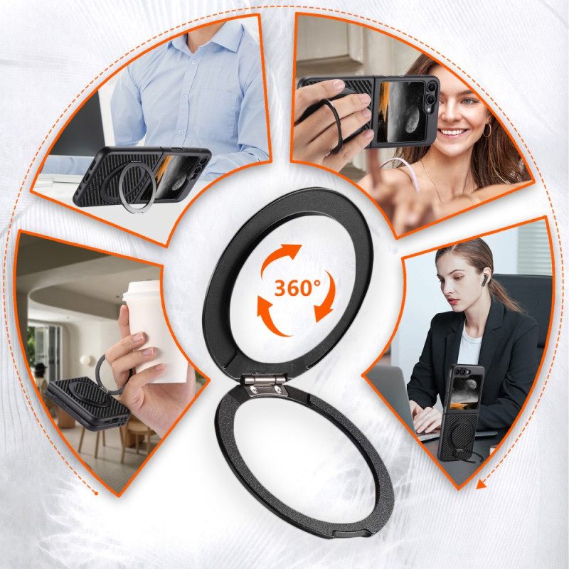 Κάλυμμα Samsung Galaxy Z Flip 7 Περιστρεφόμενη Θήκη Suteni