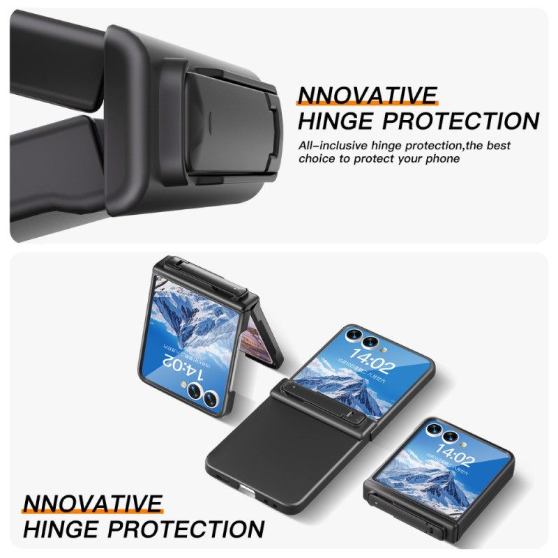 Κάλυμμα Samsung Galaxy Z Flip 7 Προστατευτικό Μεντεσέ Και Βάση