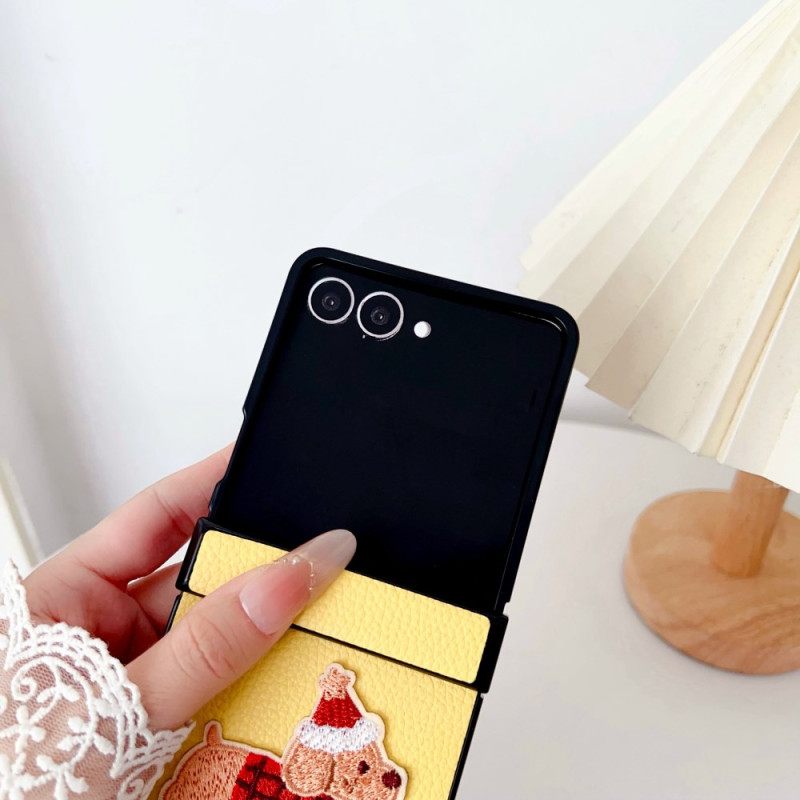 Κάλυμμα Samsung Galaxy Z Flip 7 Προστατευτικό Μεντεσέ Και Λουράκι