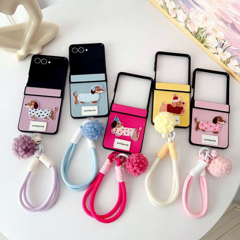 Κάλυμμα Samsung Galaxy Z Flip 7 Προστατευτικό Μεντεσέ Και Λουράκι