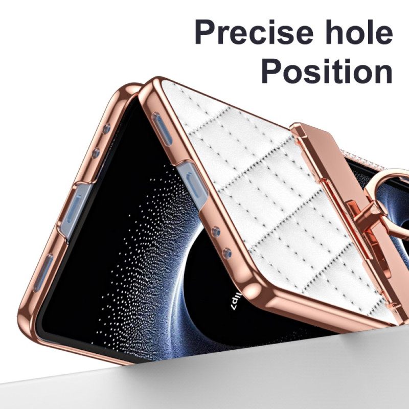 Κάλυμμα Samsung Galaxy Z Flip 7 Θήκες Κινητών Βάση Δαχτυλιδιού Και Διακόσμηση Με Στρας