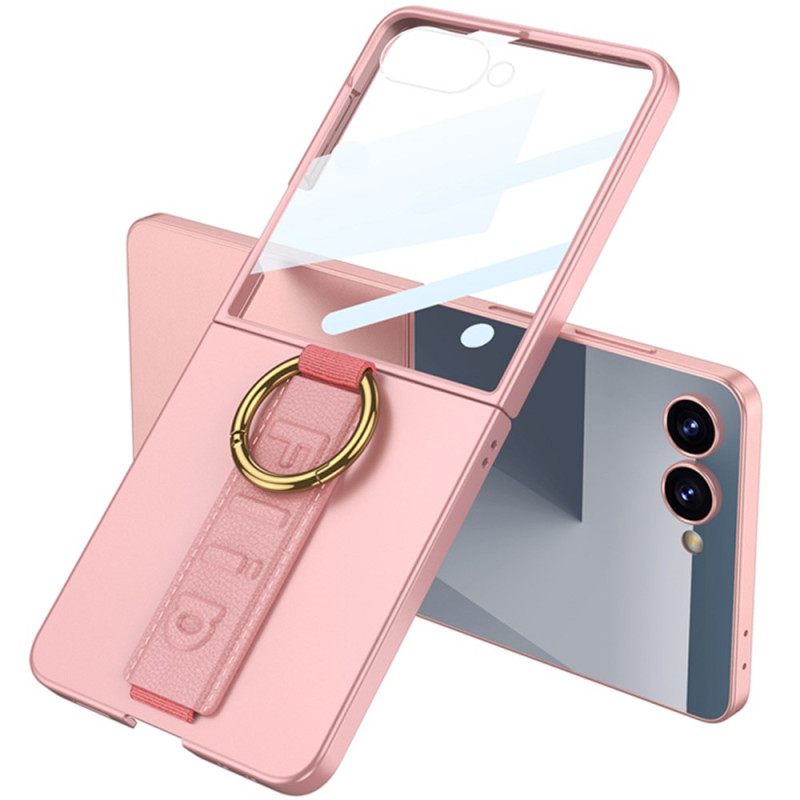 Κάλυμμα Samsung Galaxy Z Flip 7 Θήκες Κινητών Λουράκι Καρπού Και Προστατευτικό Οθόνης Gkk