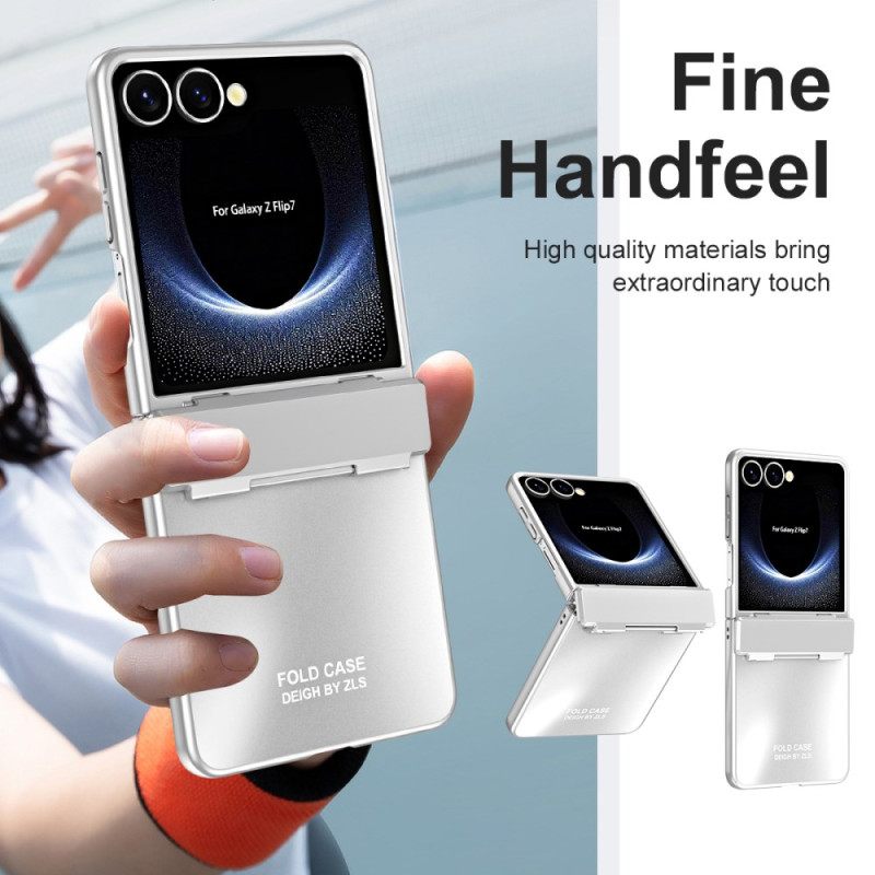 Κάλυμμα Samsung Galaxy Z Flip 7 Θήκες Κινητών Μεταλλικό Εφέ Με Μεντεσέ