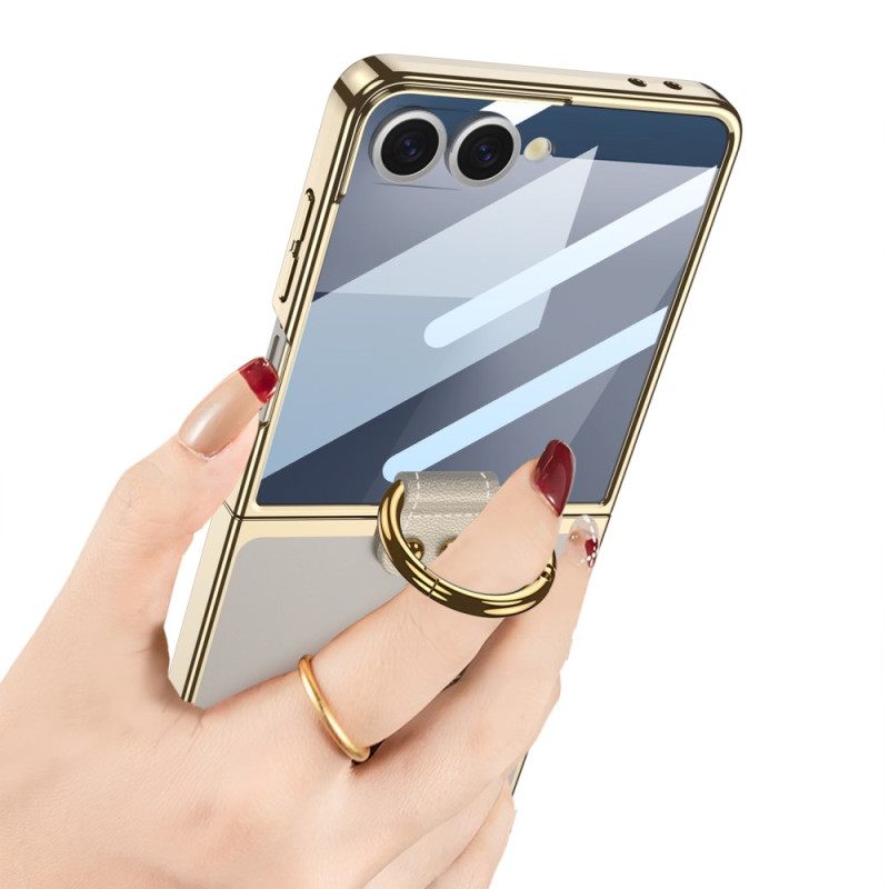 Κάλυμμα Samsung Galaxy Z Flip 7 Θήκες Κινητών Προστατευτικό Οθόνης Και Θήκη Δαχτυλιδιού Gkk