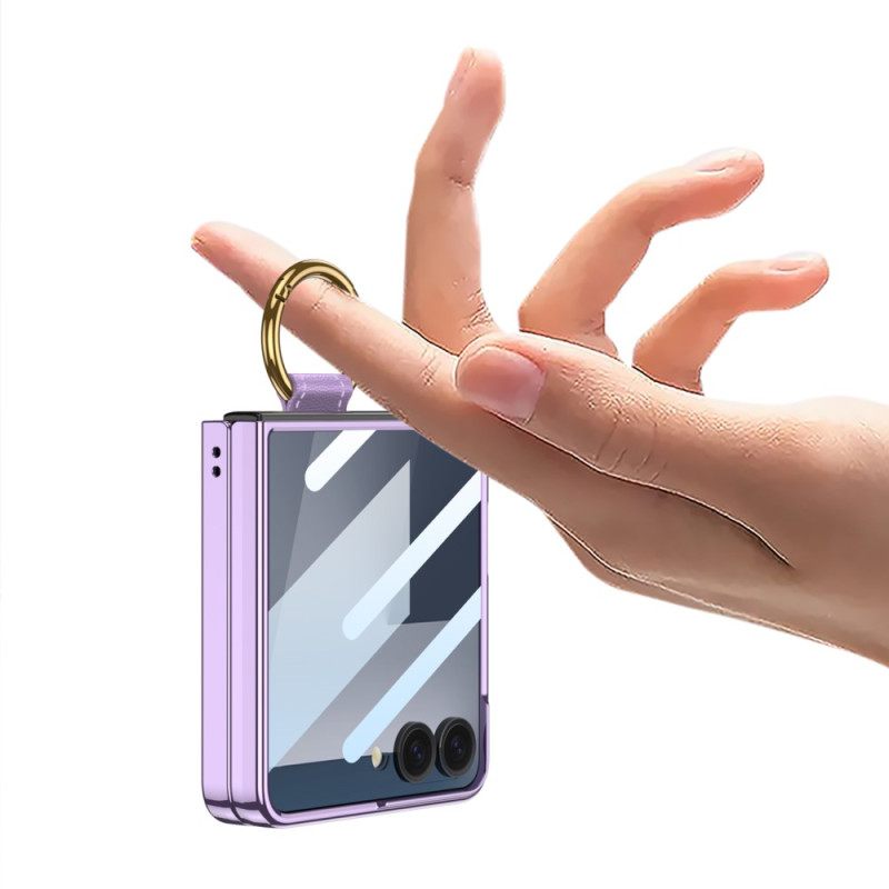 Κάλυμμα Samsung Galaxy Z Flip 7 Θήκες Κινητών Προστατευτικό Οθόνης Και Θήκη Δαχτυλιδιού Gkk