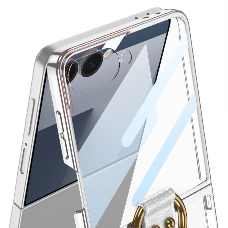 Κάλυμμα Samsung Galaxy Z Flip 7 Θήκες Κινητών Προστατευτικό Οθόνης Και Θήκη Δαχτυλιδιού Gkk