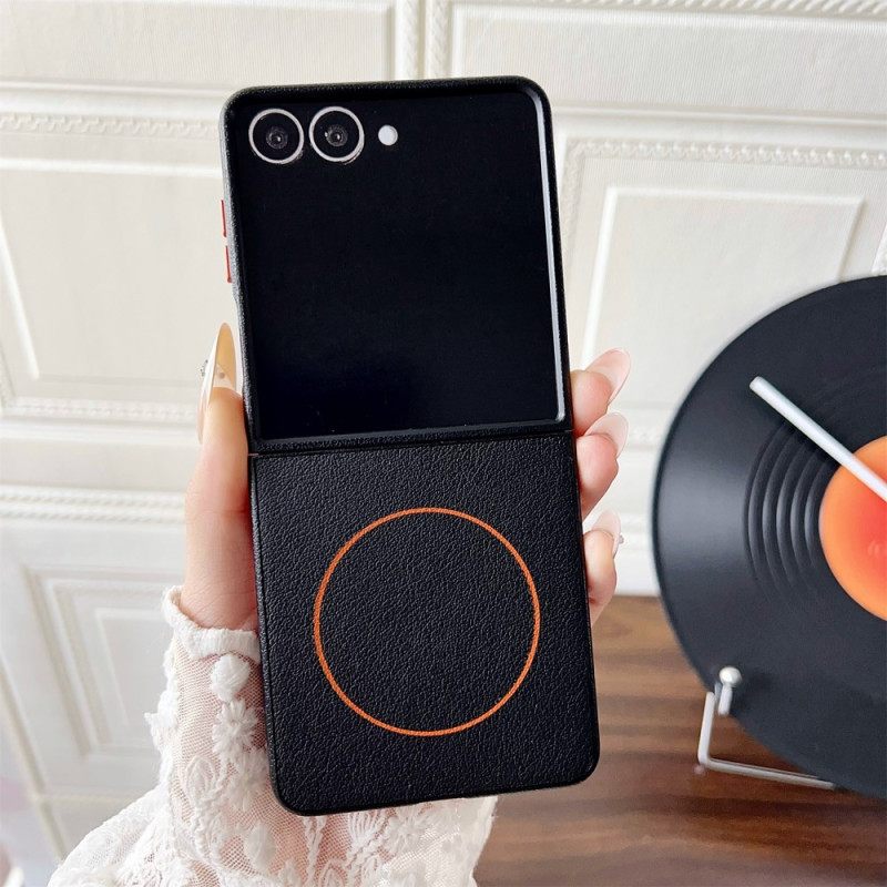 Κάλυμμα Samsung Galaxy Z Flip 7 Θήκες Κινητών Συμβατό Με Magsafe Orange Ring