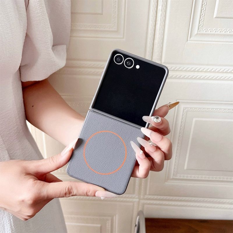 Κάλυμμα Samsung Galaxy Z Flip 7 Θήκες Κινητών Συμβατό Με Magsafe Orange Ring
