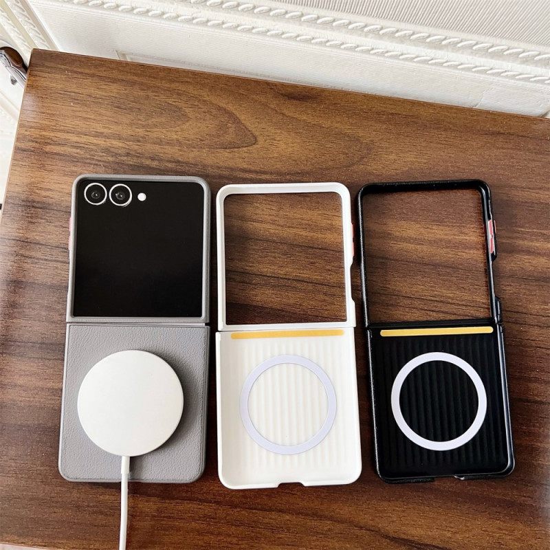 Κάλυμμα Samsung Galaxy Z Flip 7 Θήκες Κινητών Συμβατό Με Magsafe Orange Ring