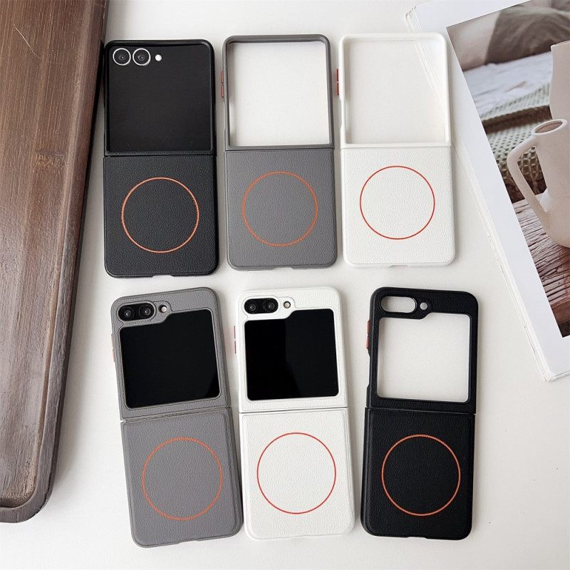 Κάλυμμα Samsung Galaxy Z Flip 7 Θήκες Κινητών Συμβατό Με Magsafe Orange Ring