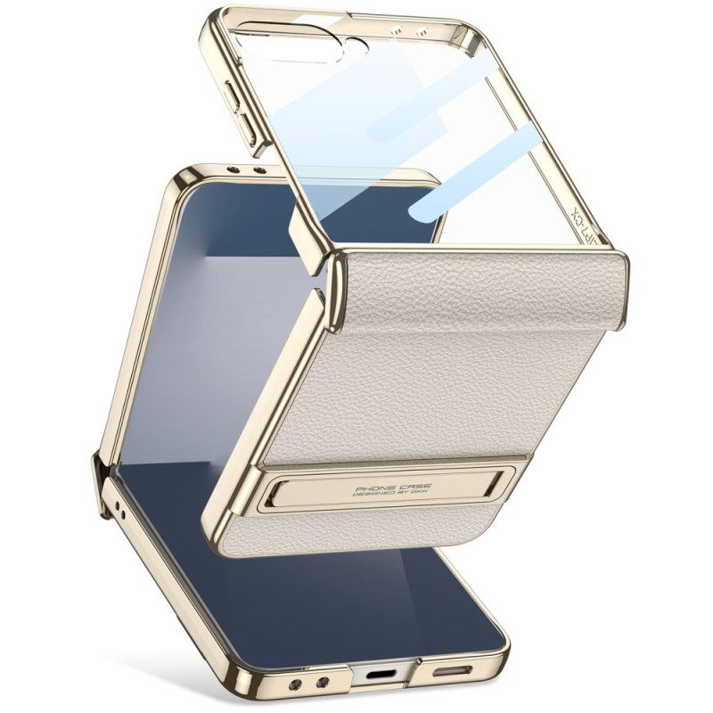 Κάλυμμα Samsung Galaxy Z Flip 7 Θήκες Κινητών Υποστήριξη Faux Leather Και Gkk