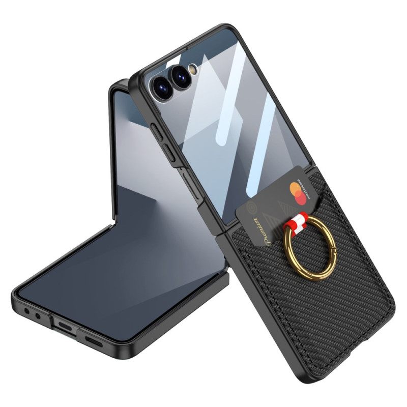 Κάλυμμα Samsung Galaxy Z Flip 7 Θήκη Δαχτυλιδιού Και Θήκη Καρτών