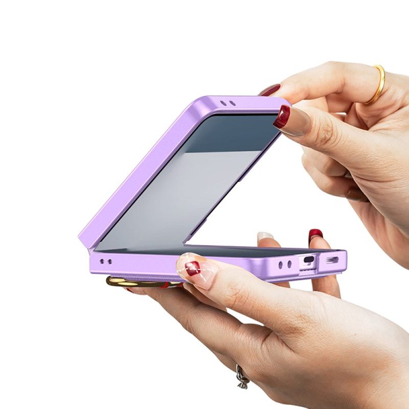Κάλυμμα Samsung Galaxy Z Flip 7 Θήκη Δαχτυλιδιού Και Θήκη Καρτών
