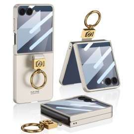 Κάλυμμα Samsung Galaxy Z Flip 7 Θήκη Δαχτυλιδιού Και Προστατευτικό Οθόνης Gkk Σιλικόνης