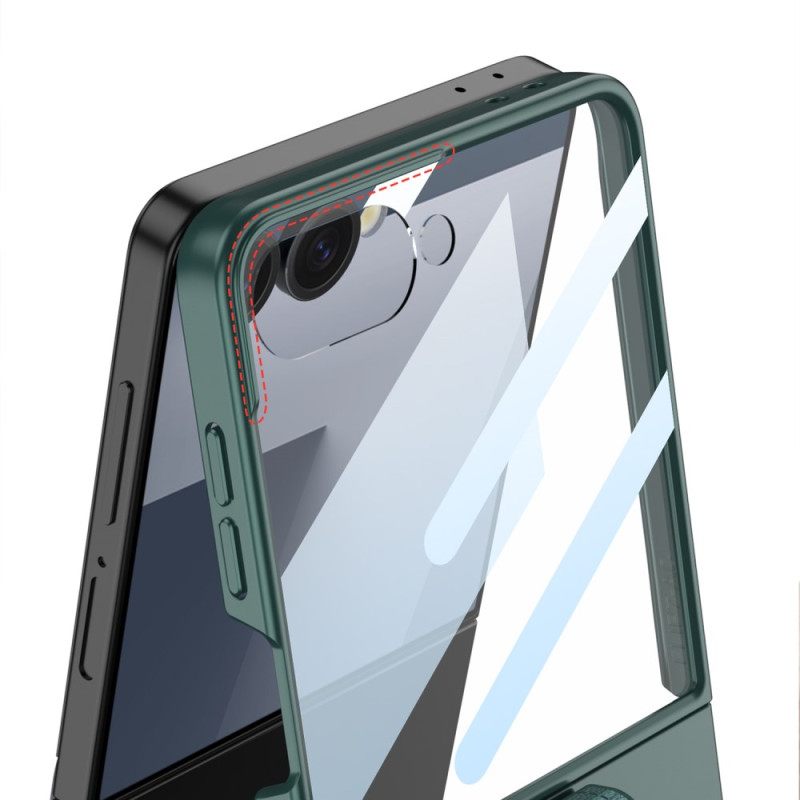 Κάλυμμα Samsung Galaxy Z Flip 7 Θήκη Δαχτυλιδιού Και Προστατευτικό Οθόνης Gkk Σιλικόνης