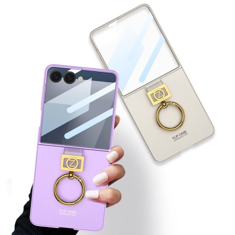 Κάλυμμα Samsung Galaxy Z Flip 7 Θήκη Δαχτυλιδιού Και Προστατευτικό Οθόνης Gkk Σιλικόνης