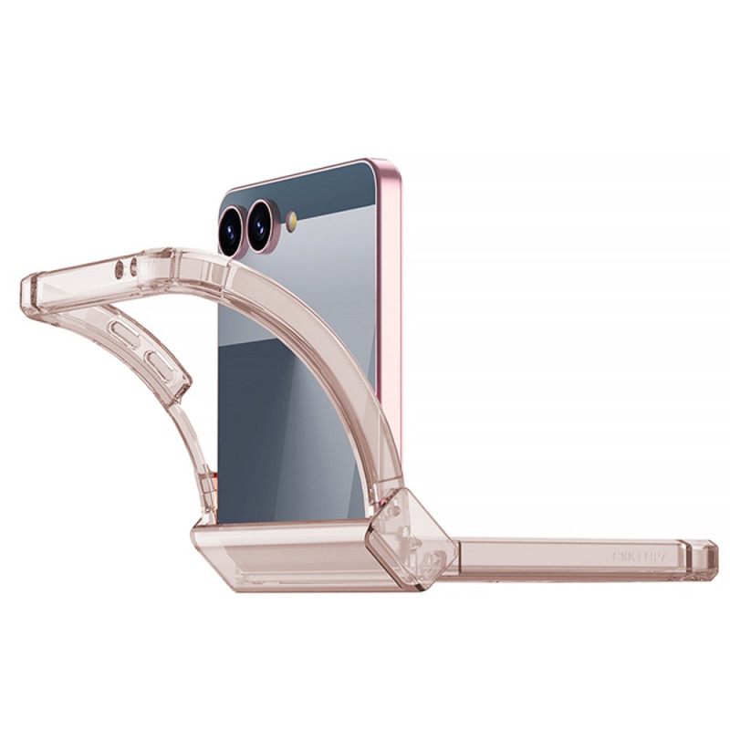 Κάλυμμα Samsung Galaxy Z Flip 7 Χρωματιστό Ημιδιαφανές Με Προστασία Αερόσακου