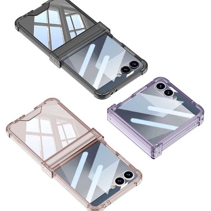 Κάλυμμα Samsung Galaxy Z Flip 7 Χρωματιστό Ημιδιαφανές Με Προστασία Αερόσακου