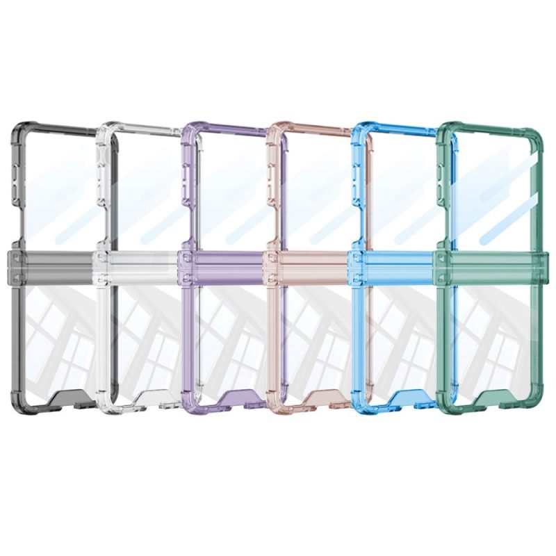 Κάλυμμα Samsung Galaxy Z Flip 7 Χρωματιστό Ημιδιαφανές Με Προστασία Αερόσακου