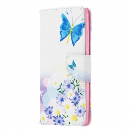 Κάλυμμα Xiaomi Mi 9T / Mi 9T Pro Ζωγραφισμένες Πεταλούδες Και Λουλούδια