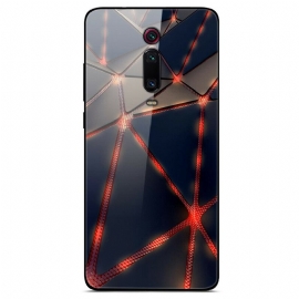 θηκη κινητου Xiaomi Mi 9T / Mi 9T Pro Κόκκινο Ρεγιόν Tempered Glass