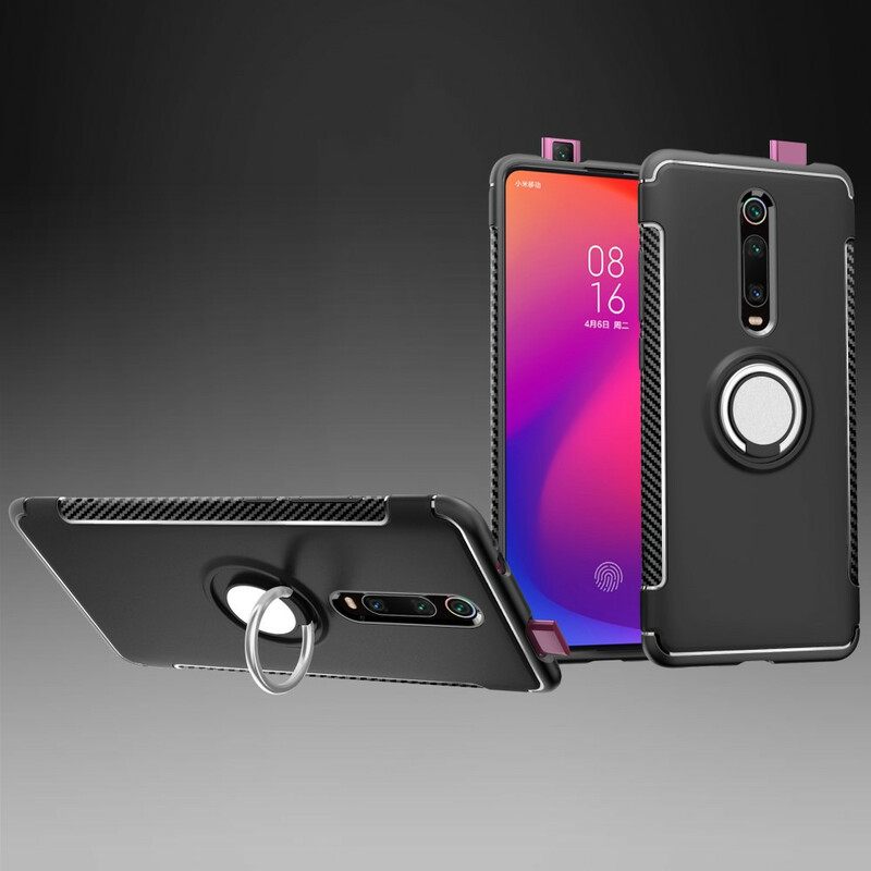 Θήκη Xiaomi Mi 9T / Mi 9T Pro Μαγνητικός Δακτύλιος Από Ανθρακονήματα