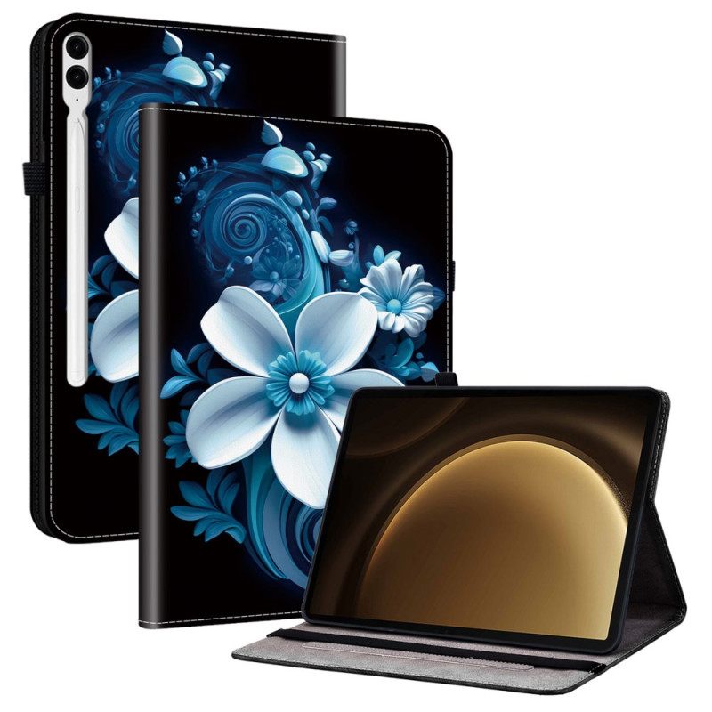 Δερμάτινη Θήκη Κινητού Samsung Galaxy Tab S10 Plus Θήκες Κινητών Λευκό Λουλούδι