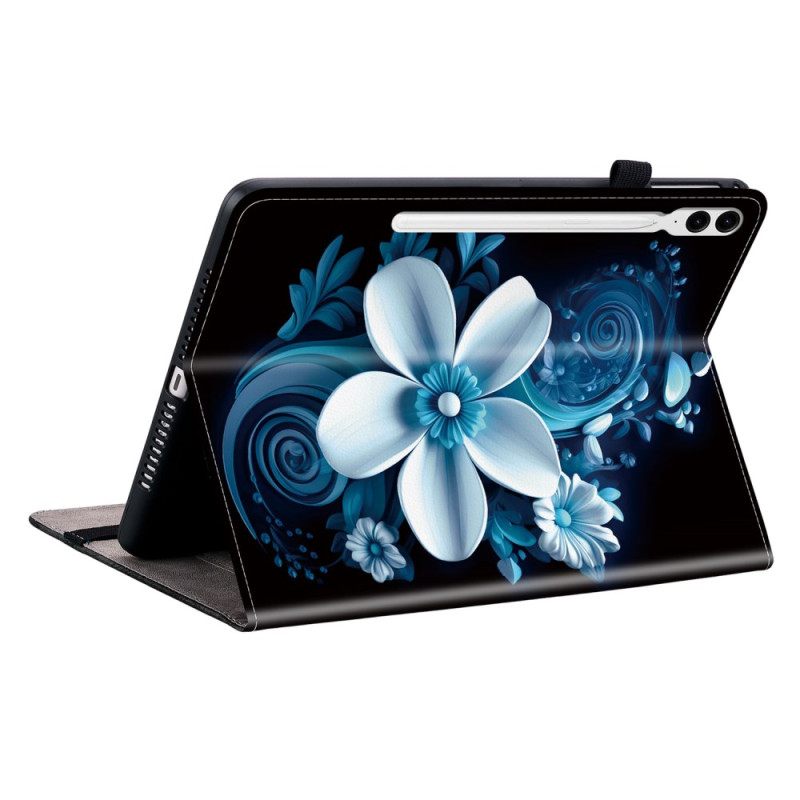 Δερμάτινη Θήκη Κινητού Samsung Galaxy Tab S10 Plus Θήκες Κινητών Λευκό Λουλούδι