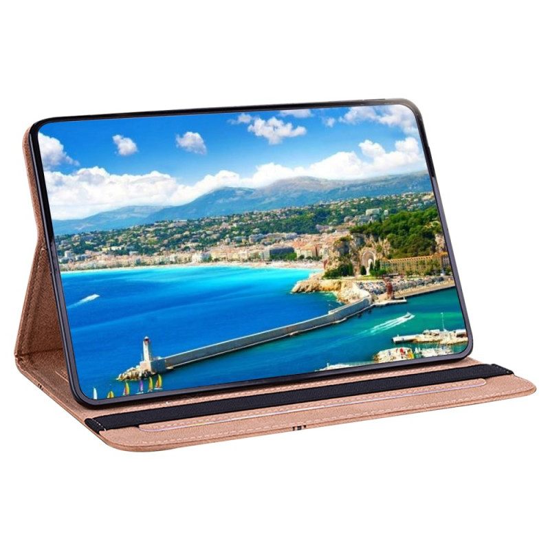 Δερματινη Θηκη Samsung Galaxy Tab S10 Plus Άνθη Δαμασκηνιάς