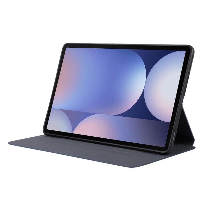 Δερματινη Θηκη Samsung Galaxy Tab S10 Plus Βάση Γραφίδας Με Εφέ Σουέτ Σιλικόνης