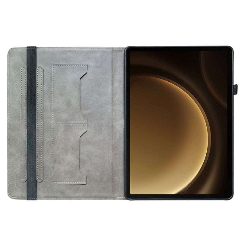 Δερματινη Θηκη Samsung Galaxy Tab S10 Plus Νούφαρα