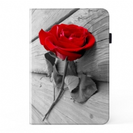 Δερματινη Θηκη Samsung Galaxy Tab S10 Plus Σχέδιο Τριαντάφυλλου