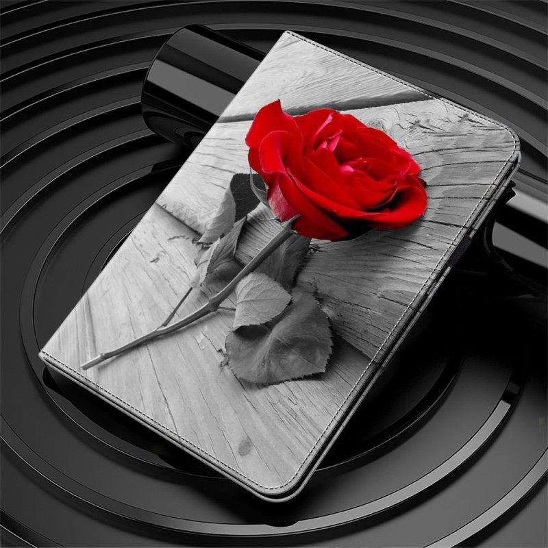 Δερματινη Θηκη Samsung Galaxy Tab S10 Plus Σχέδιο Τριαντάφυλλου