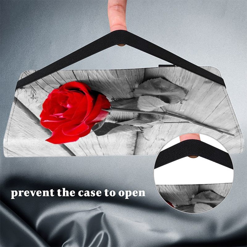 Δερματινη Θηκη Samsung Galaxy Tab S10 Plus Σχέδιο Τριαντάφυλλου