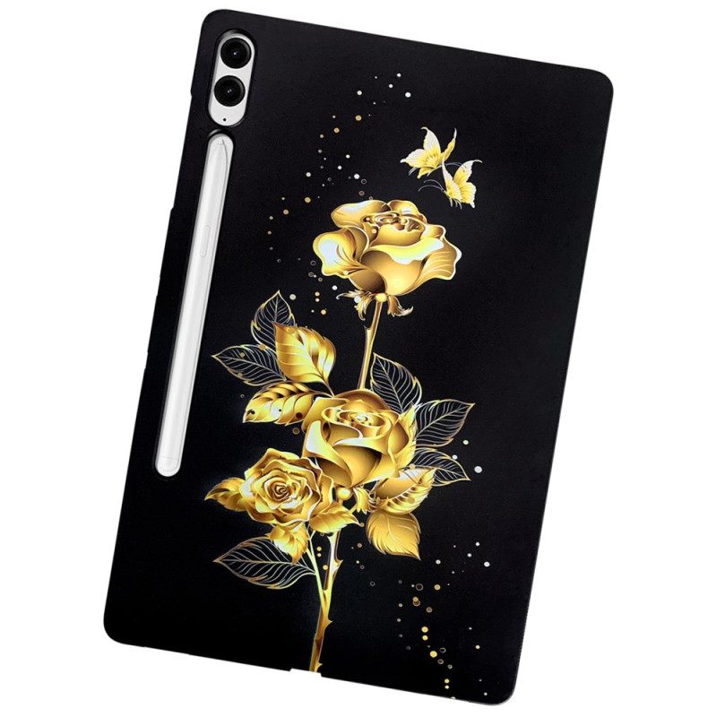 Κάλυμμα Samsung Galaxy Tab S10 Plus Golden Roses