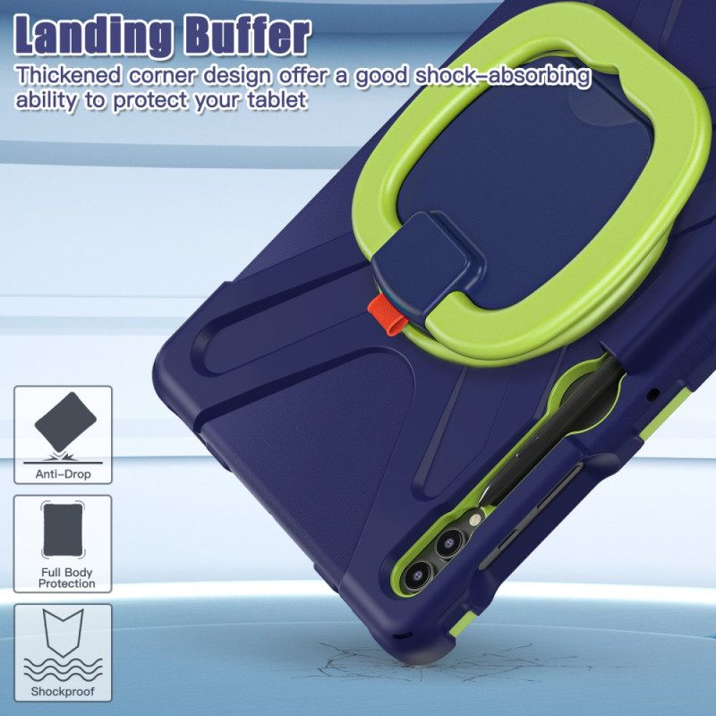 Κάλυμμα Samsung Galaxy Tab S10 Plus Πολυλειτουργική Περιστρεφόμενη Βάση Και Λαβή