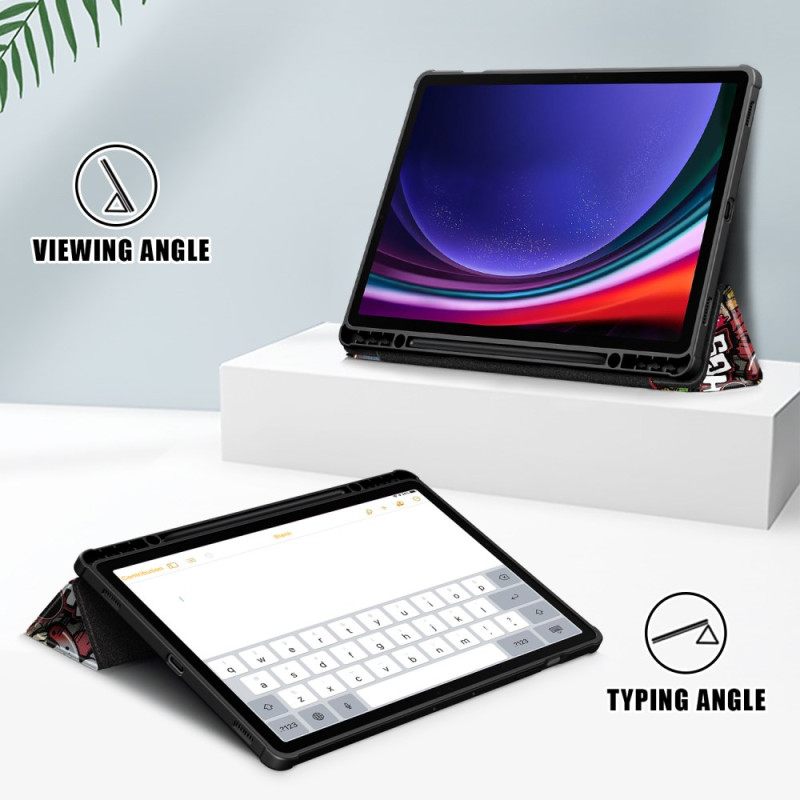 Samsung Galaxy Tab S10 Plus Διαφανής Πίσω Πλάτη Graffiti