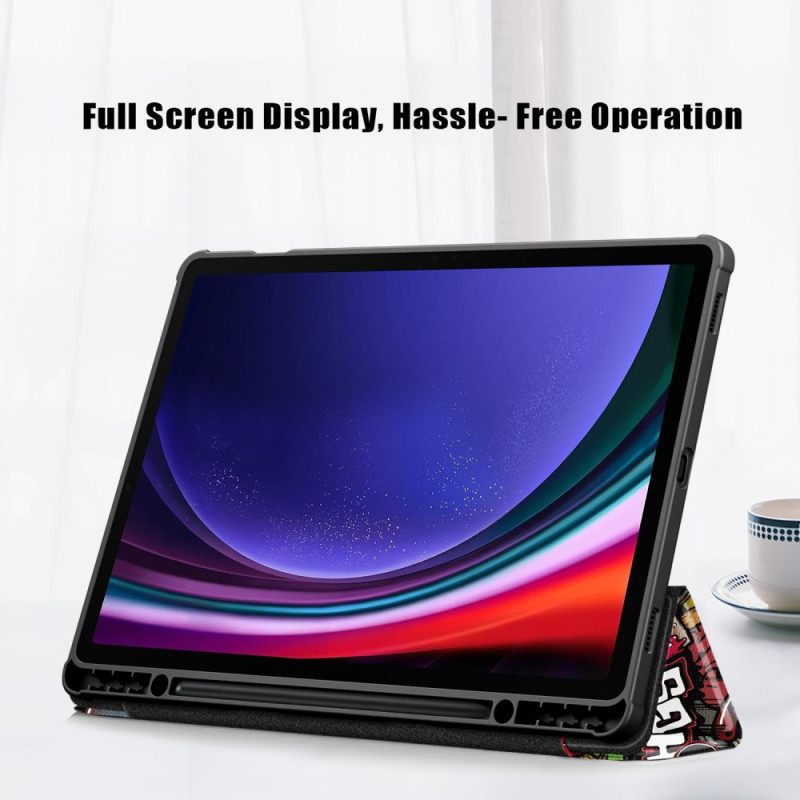 Samsung Galaxy Tab S10 Plus Διαφανής Πίσω Πλάτη Graffiti