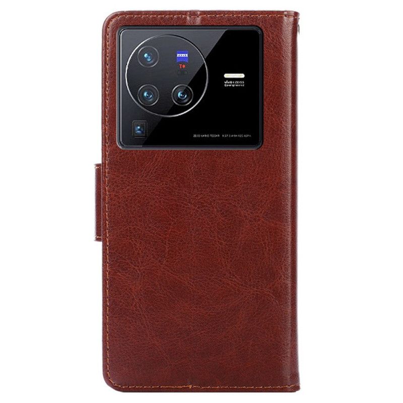 δερματινη θηκη Vivo X80 Pro Vintage Δερμάτινο Στυλ