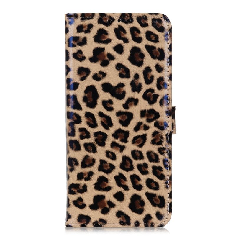 Θήκη Flip Samsung Galaxy A03s Λεοπάρδαλη