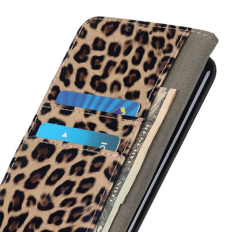 Θήκη Flip Samsung Galaxy A03s Λεοπάρδαλη