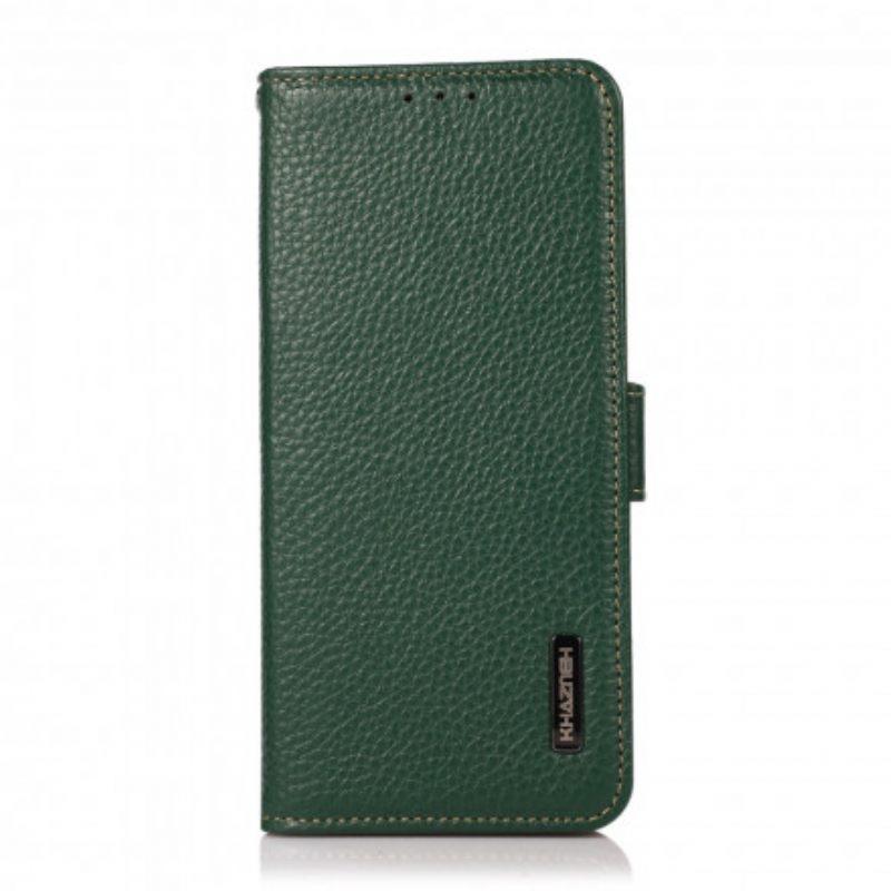 Κάλυμμα Samsung Galaxy A22 4G Litchi Leather Khazneh Rfid