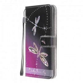 Κάλυμμα Samsung Galaxy A22 4G με κορδονι Strappy Dragonflies