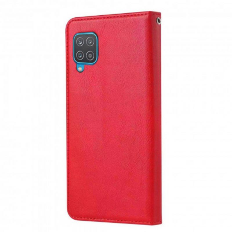 θηκη κινητου Samsung Galaxy A22 4G Θήκη Flip Θήκη Κάρτας Από Συνθετικό Δέρμα