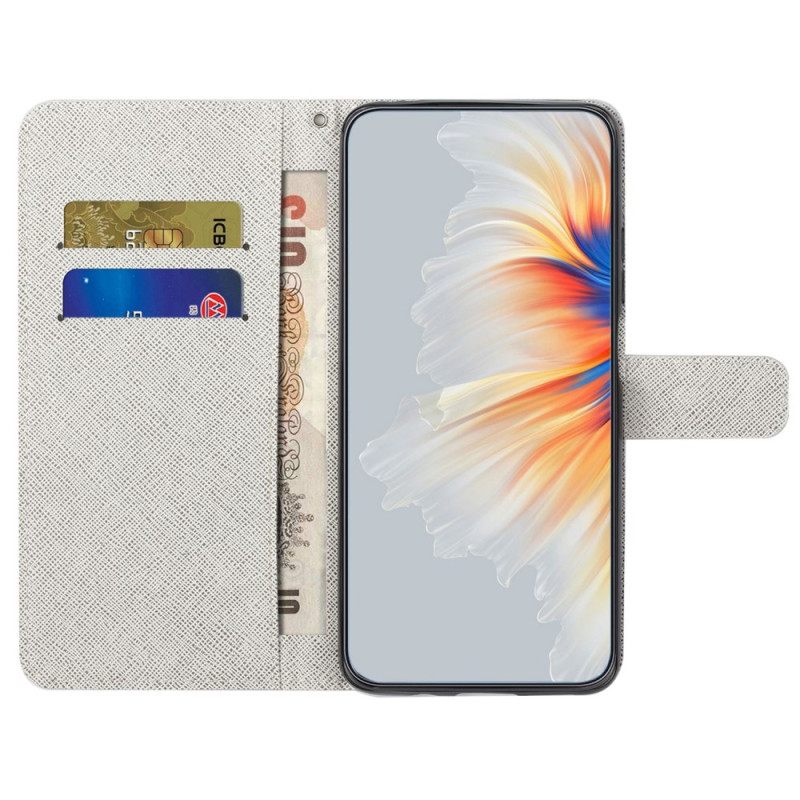 δερματινη θηκη OnePlus 10T 5G με κορδονι Φτερά Λουριών
