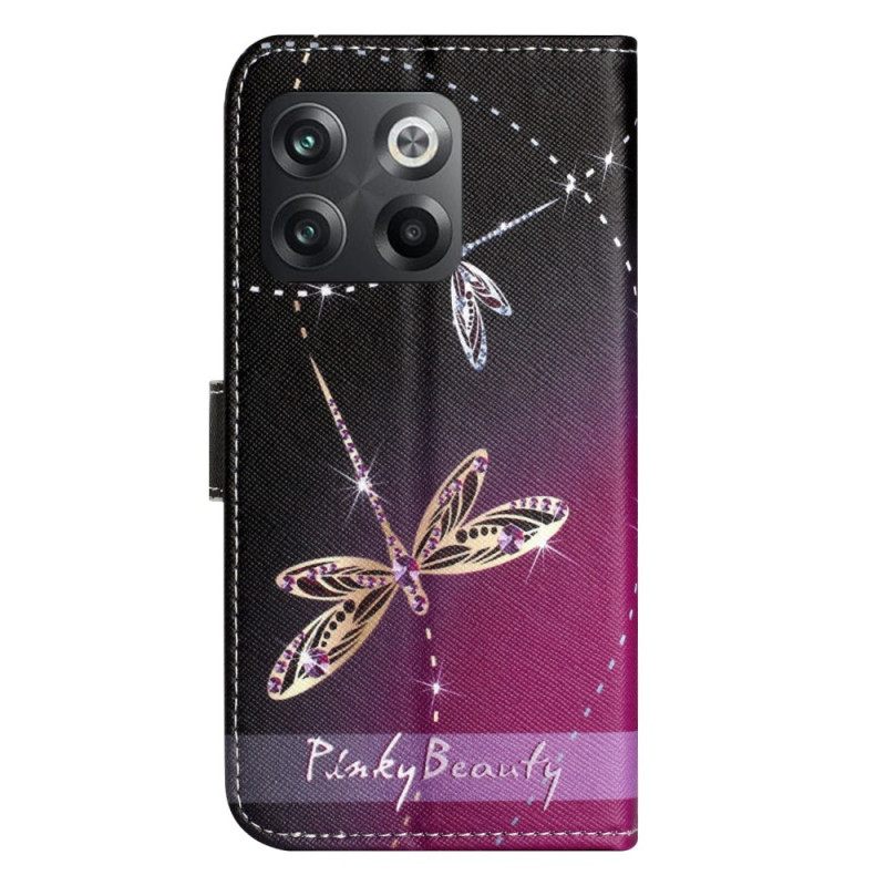 Κάλυμμα OnePlus 10T 5G με κορδονι Strappy Dragonflies