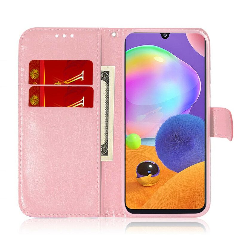 δερματινη θηκη Samsung Galaxy A31 Καθαρό Χρώμα